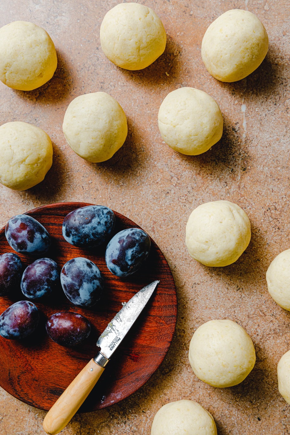 Vegane Zwetschgenknödel