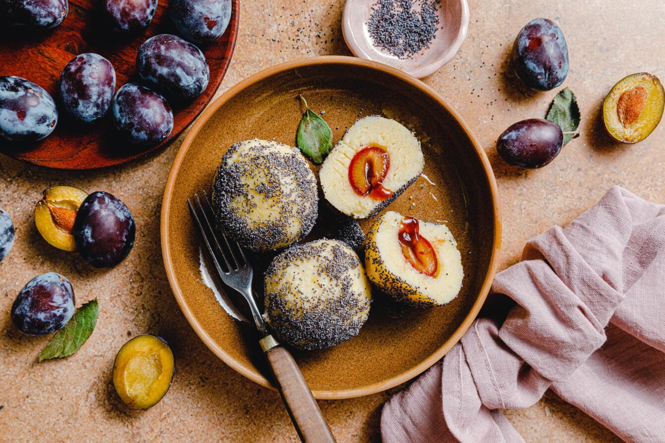Zubereitung Vegane Zwetschgenknödel mit Kartoffelteig