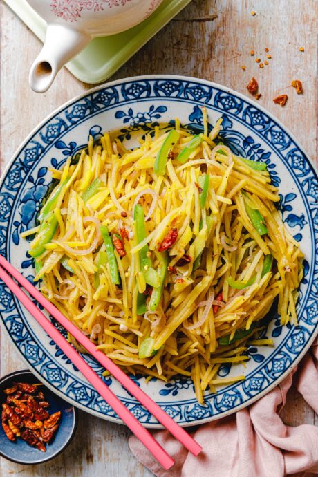 Chinesisches Kartoffel-Stir-Fry