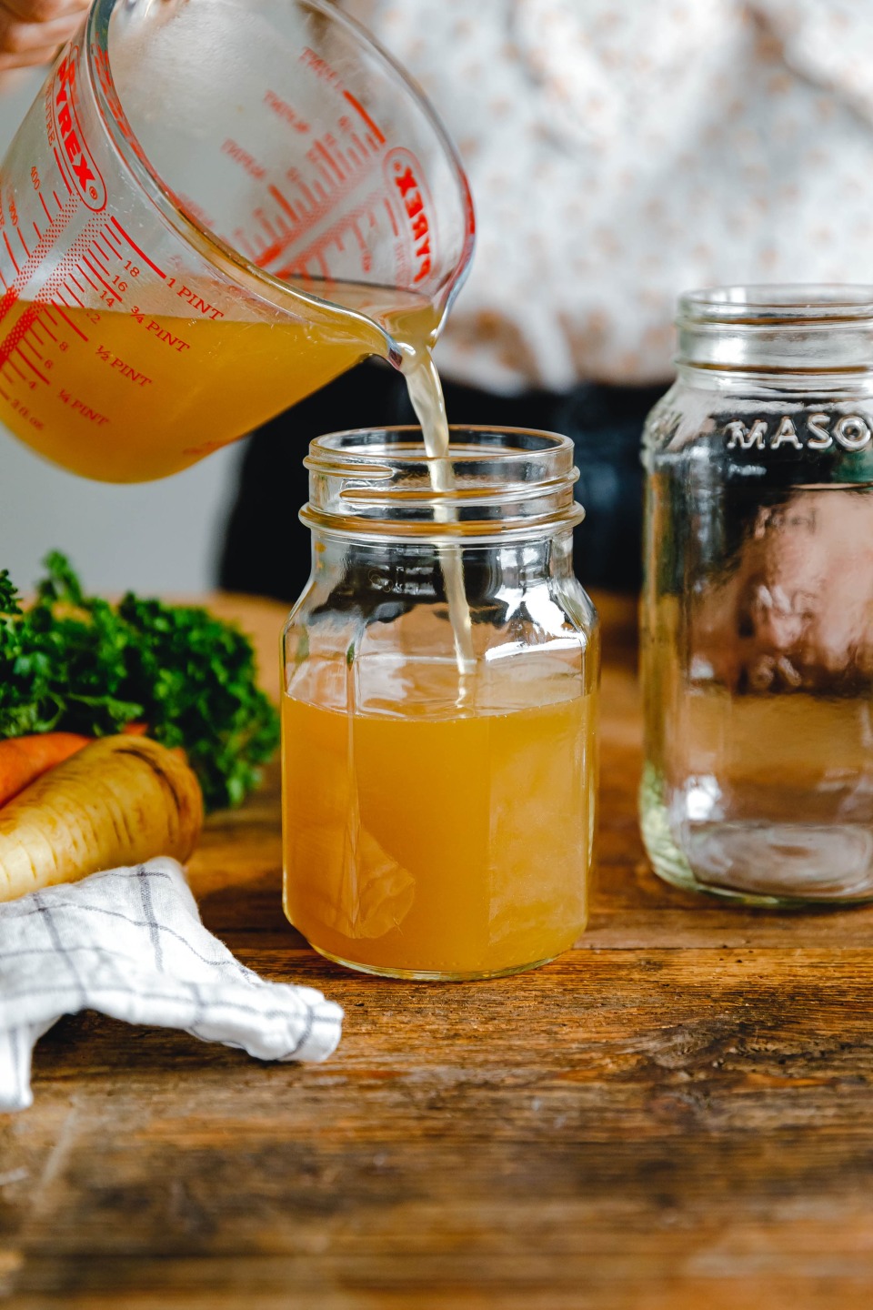 Gemüsebrühe aufbewahren