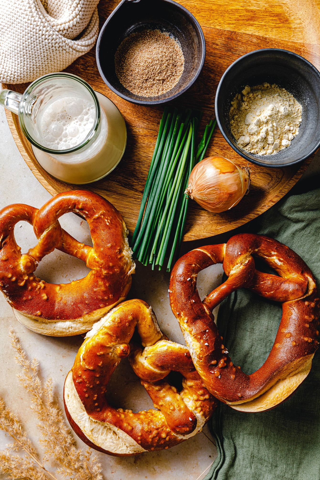 Zutaten für vegane Brezenknödel