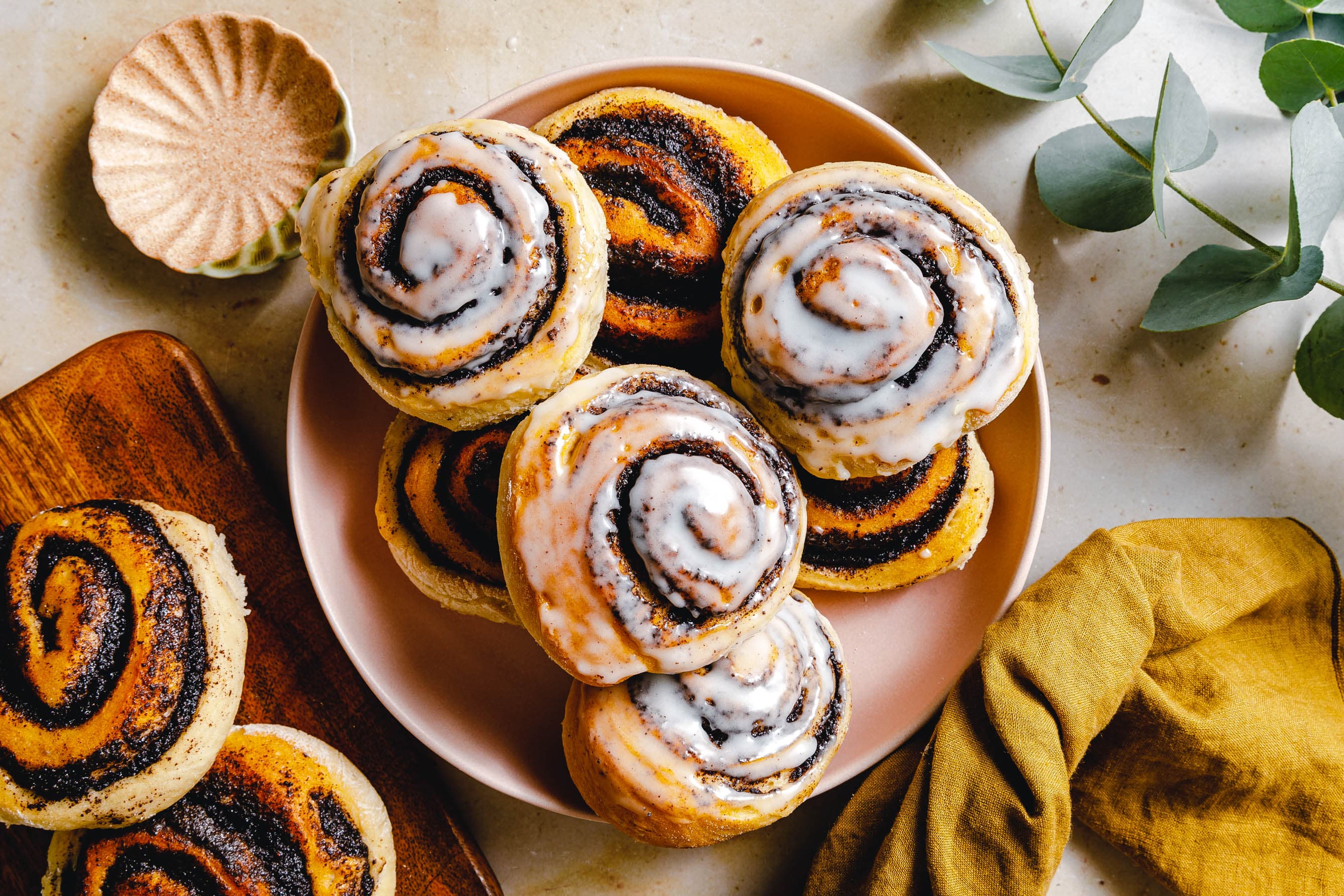 Vegane Mohnschnecken