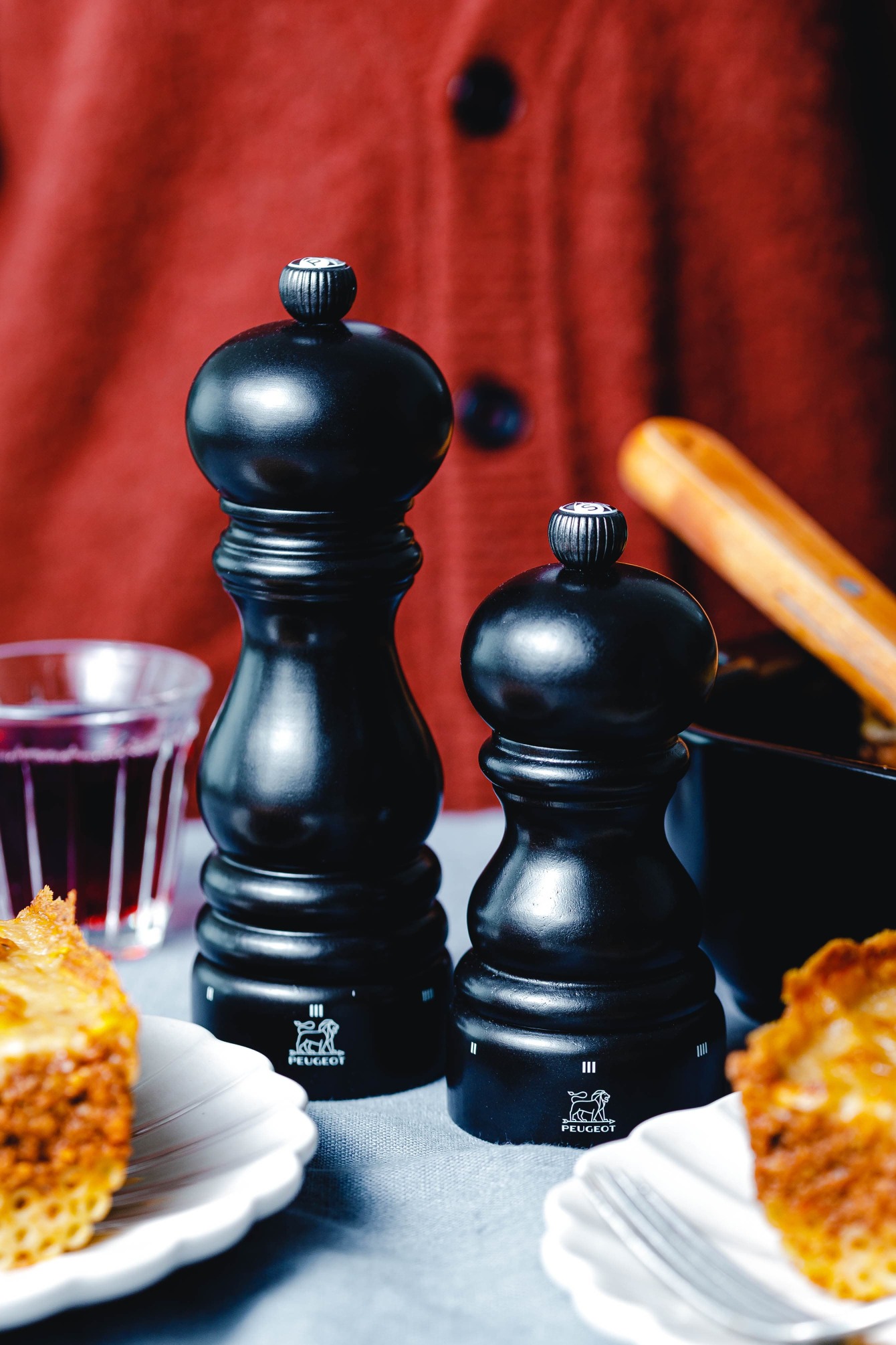 Peugeot Salz- und Pfeffermühlen Satin-Schwarz