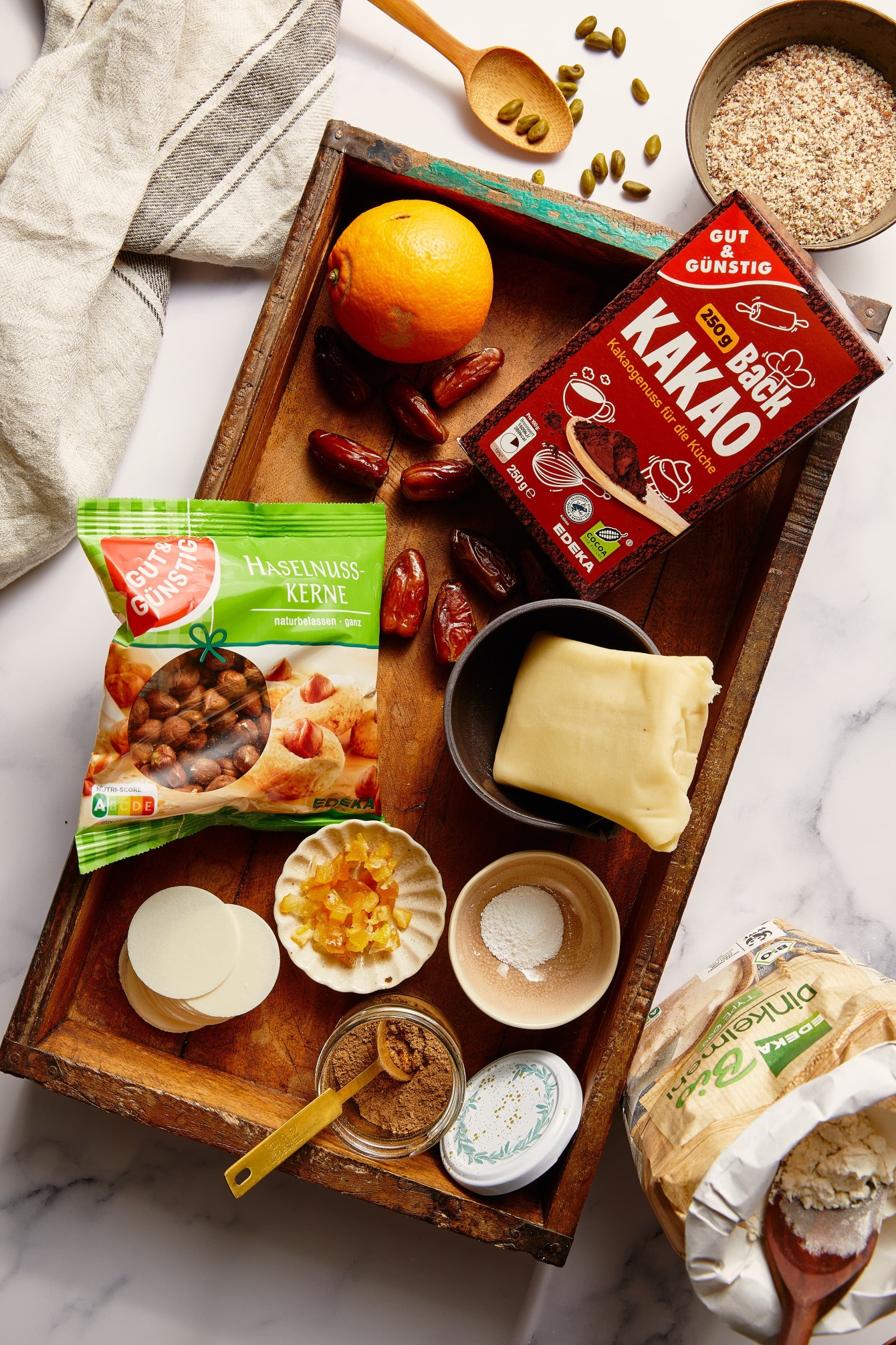 Zutaten für vegane Lebkuchen