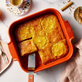 Veganer Orangen-Filo-Kuchen – Portokalopita