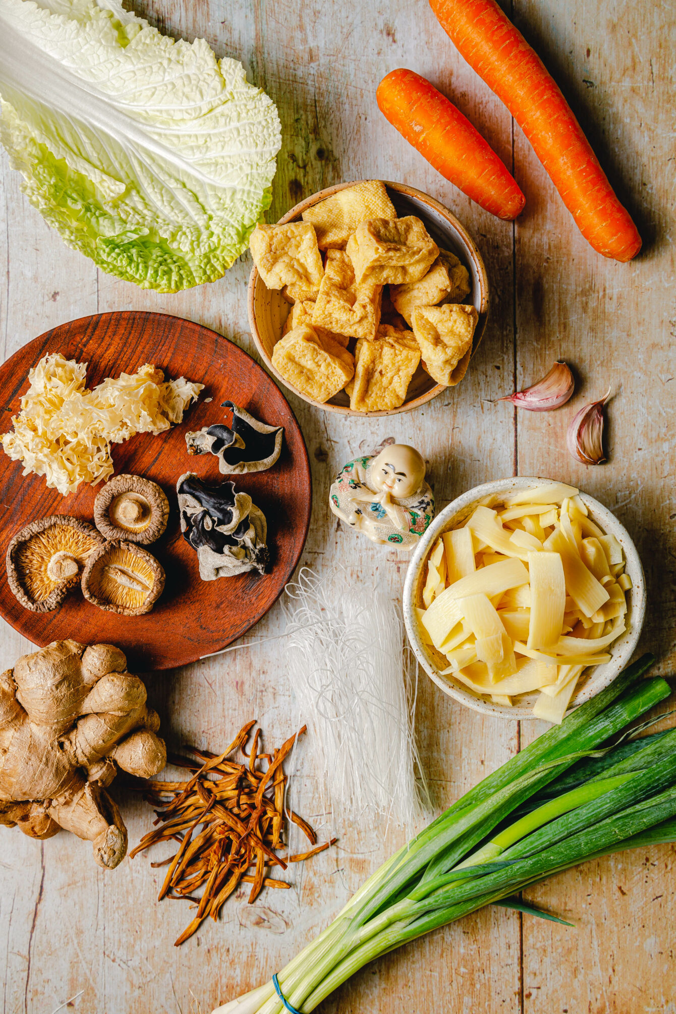 Zutaten für Buddhistische Fastenspeise – Buddha’s Delight