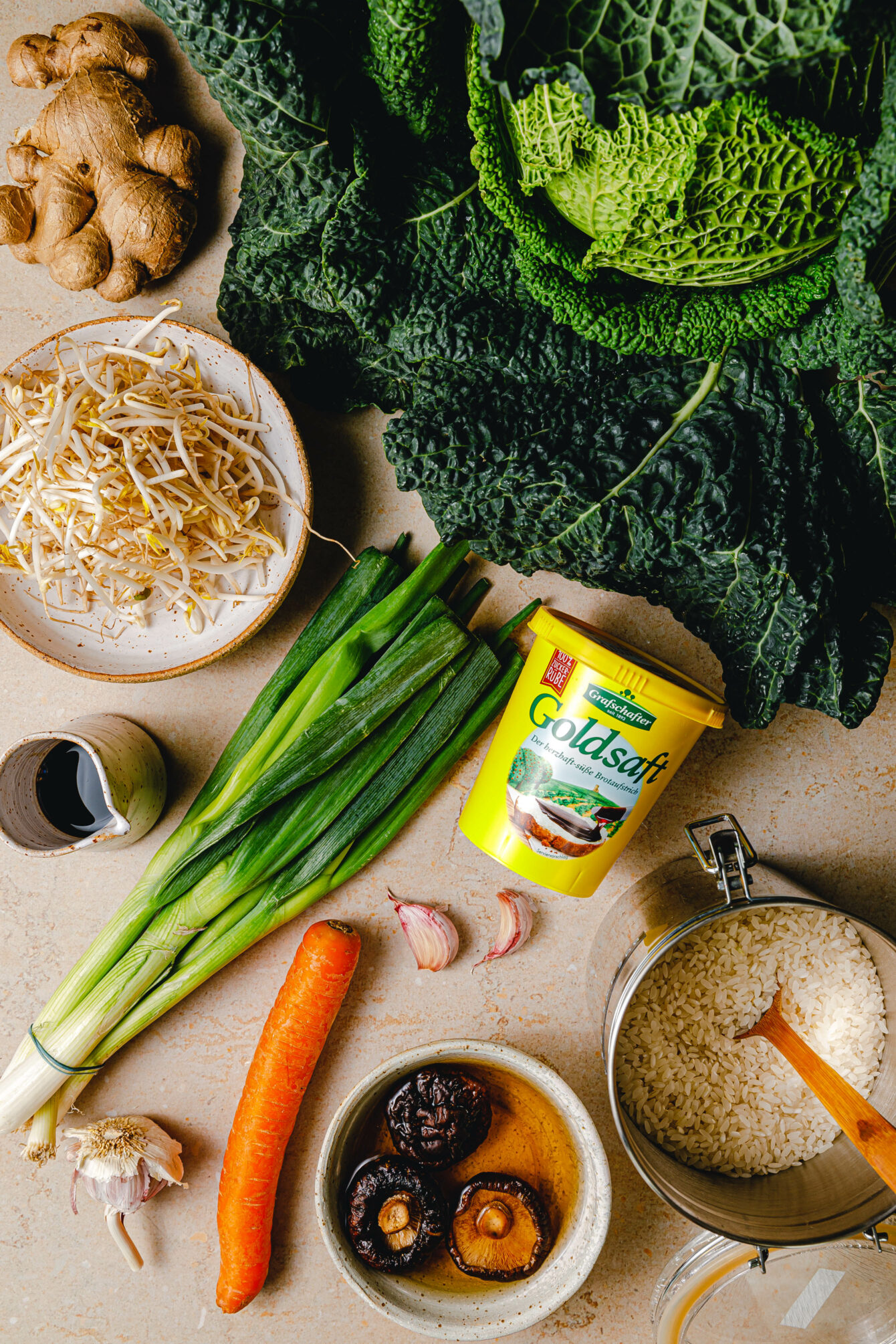 Zuaten für Teriyaki-Krautwickel