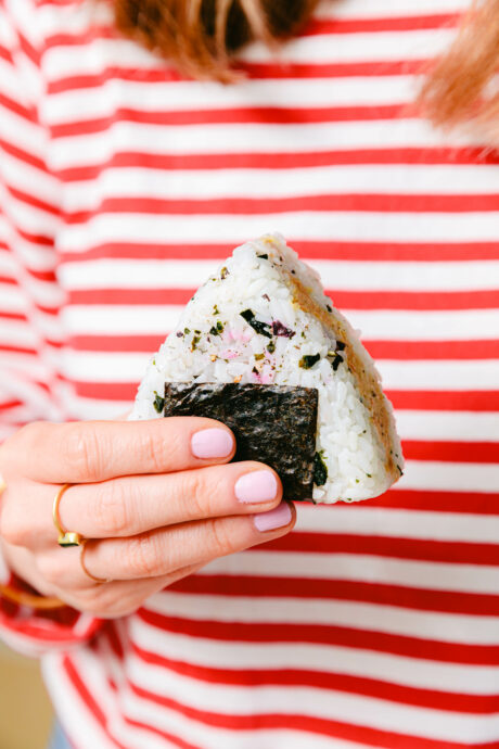Onigiri mit veganem Kichererbsen-Thunfisch