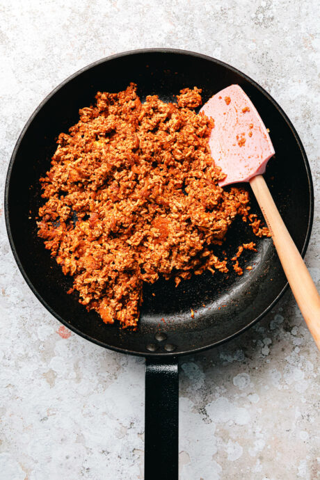 Geraspelter Räuchertofu - Shredded Barbecue Tofu