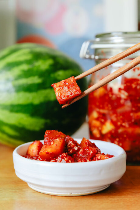 Wassermelonen-Kimchi vegan