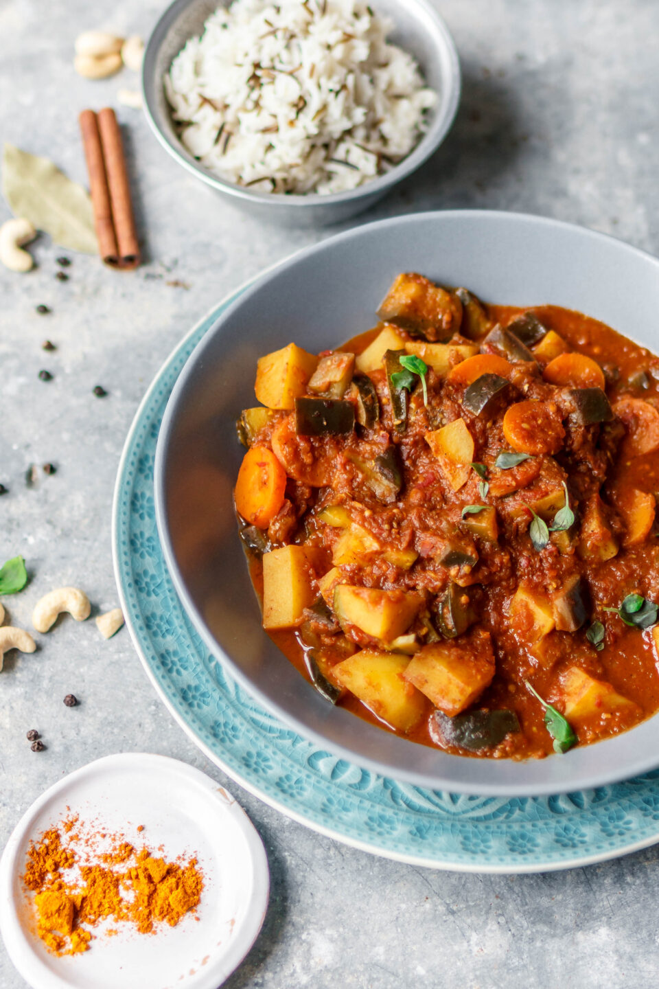 Kaschmir Curry mit Cashews & Garam Masala