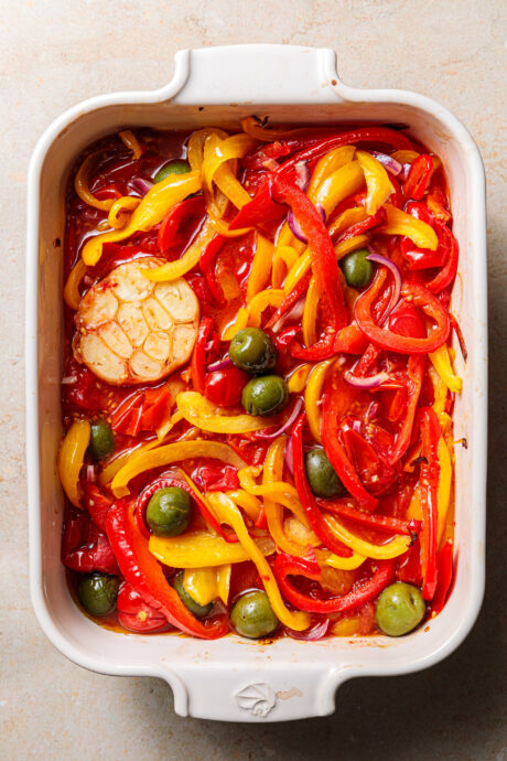 Geschmorte Peperonata