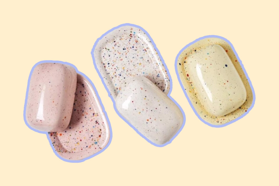 Butterdose aus Keramik