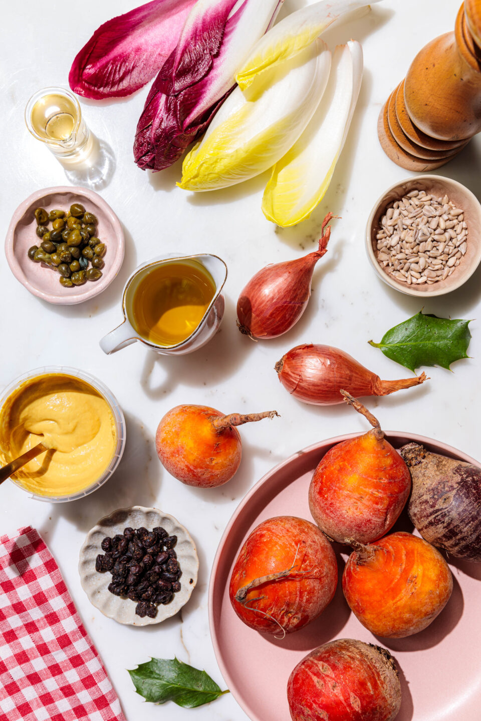 Zutaten für Bete Salat